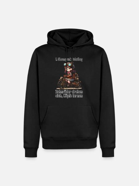 First Steampunk School Day - Men’s Premium Organic Hoodie - black