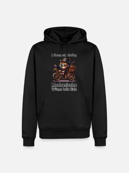 First Steampunk School Day - Men’s Premium Organic Hoodie - black