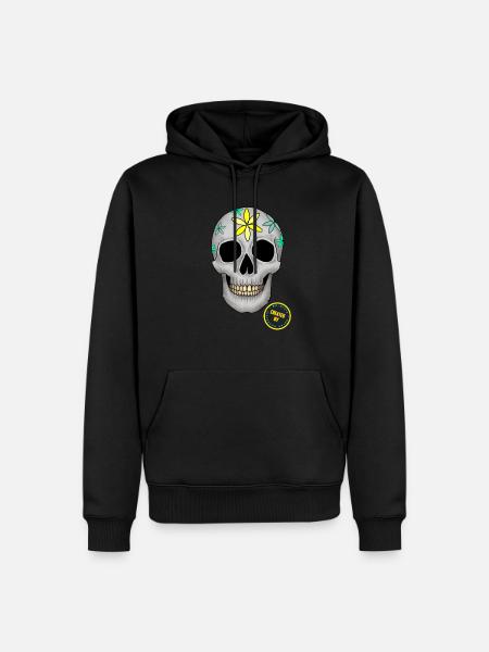 RetroSkull - Men’s Premium Organic Hoodie - black