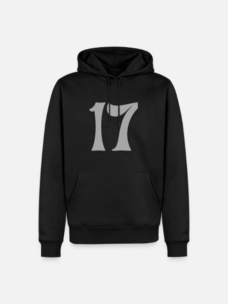 17 - Men’s Premium Organic Hoodie - black