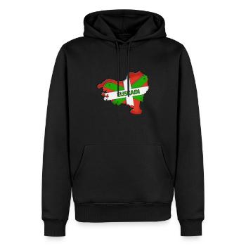 Baskenstadt Euskadi - Männer Premium Bio Hoodie - Schwarz - Vorne - Nico (187cm)