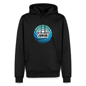 Metallbauer Junior Nachfolger Sohn Kind Junge - Männer Premium Bio Hoodie - Schwarz - Vorne - Nico (187cm)
