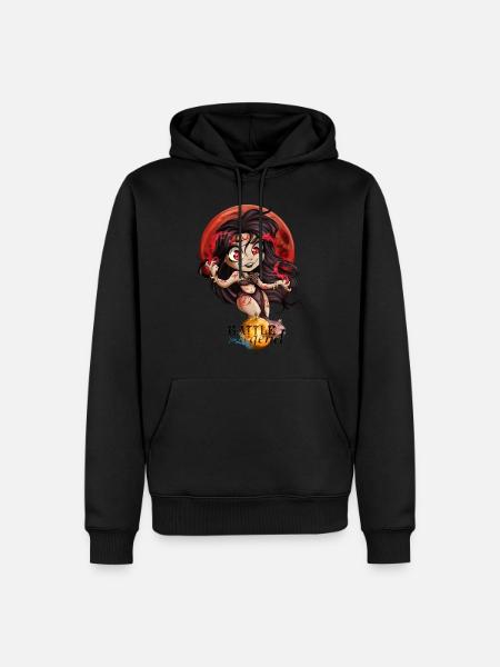 Battle for Legend : Chibi Witch - Sweat à capuche Premium bio Homme - noir