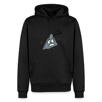 Dreieck hat Kreislaufprobleme - Mathematik - Männer Premium Bio Hoodie - Schwarz - Vorne - Nico (187cm)