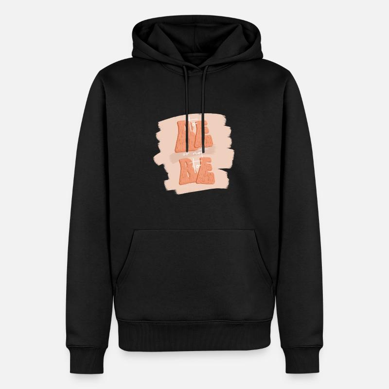 Sein oder Nichtsein - Männer Premium Bio Hoodie - Schwarz