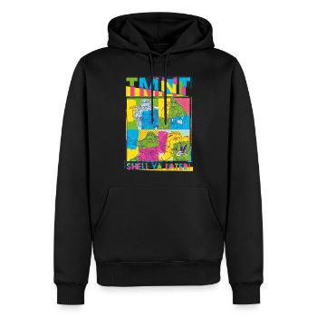 Teenage Mutant Ninja Turtles Shell Ya Later! - Männer Premium Bio Hoodie - Schwarz - Vorne - Nico (187cm)