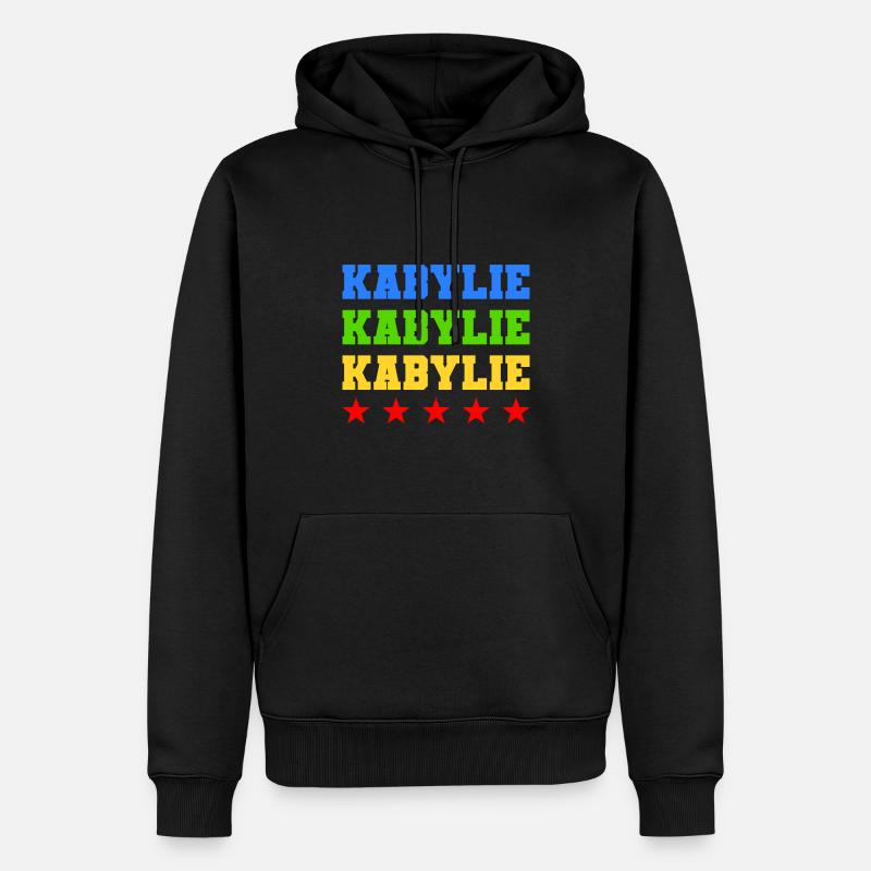 Kabylei - Männer Premium Bio Hoodie - Schwarz