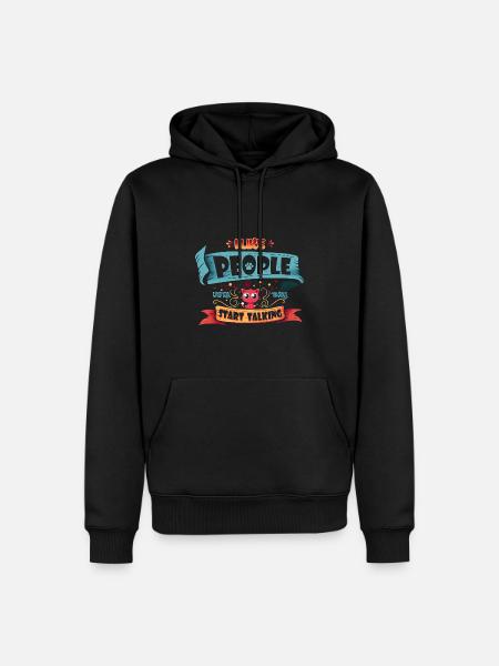23F 0147 bk - Men’s Premium Organic Hoodie - black