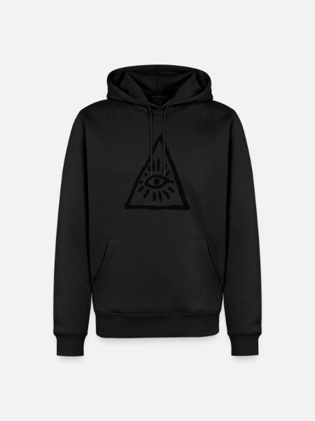 Iluminati eye - Men’s Premium Organic Hoodie - black