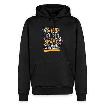 Autolackierer Karosserielackierer Automechaniker - Männer Premium Bio Hoodie - Schwarz - Vorne - Nico (187cm)