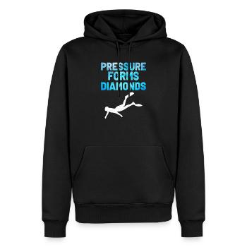 SCUBA DIVER SCUBA DIVING Idée cadeau - Sweat à capuche Premium bio Homme - noir - Devant - Nico (187cm)
