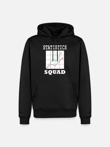 Statistics Analyst Data Manager Statistician - Men’s Premium Organic Hoodie - black