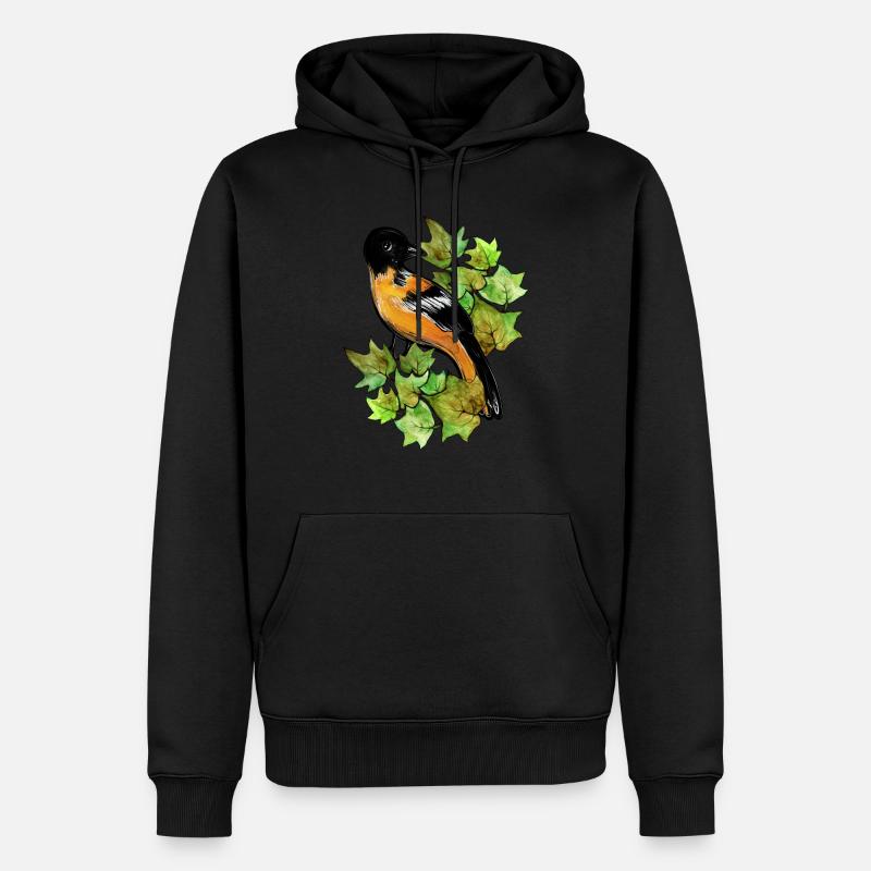 Baltimore Oriole - Männer Premium Bio Hoodie - Schwarz