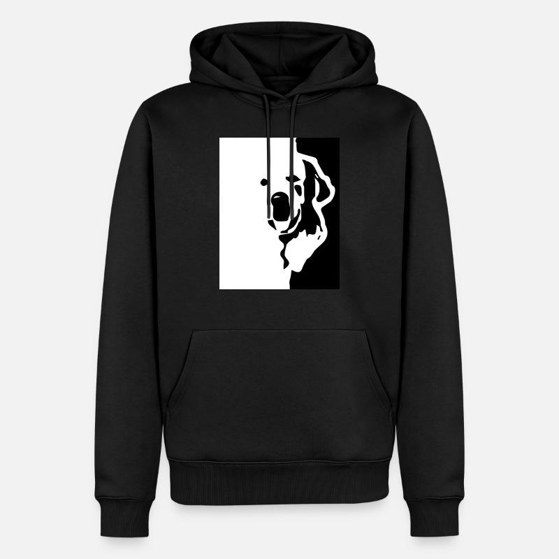Hund Chien - Sweat à capuche Premium bio Homme - noir