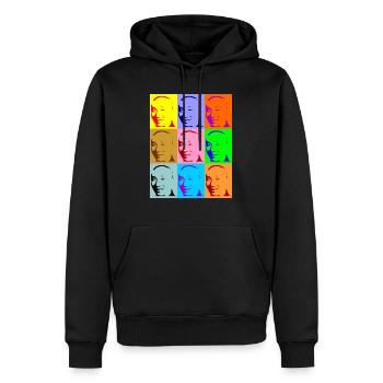 Yip Man / Ip Man Pop Art Design - Men’s Premium Organic Hoodie - black - Front - Nico (187cm)