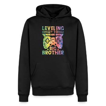 Big Brother Bébé Drôle Promouvoir Jeu Promu - Sweat à capuche Premium bio Homme - noir - Devant - Nico (187cm)