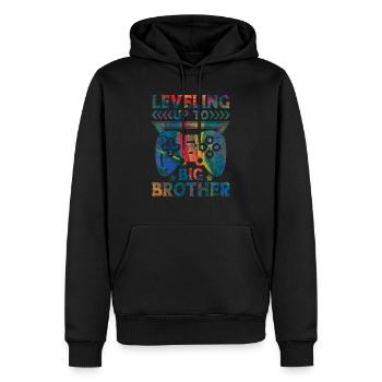 Big Brother Bébé Drôle Promouvoir Jeu Promu - Sweat à capuche Premium bio Homme - noir - Devant - Nico (187cm)