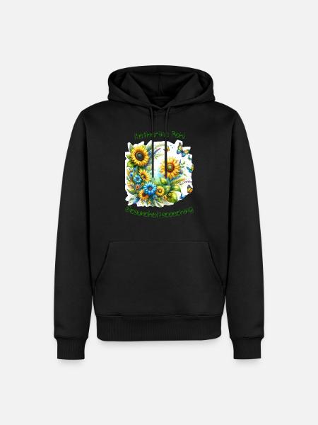 Gesundheitscoaching - Männer Premium Bio Hoodie - Schwarz