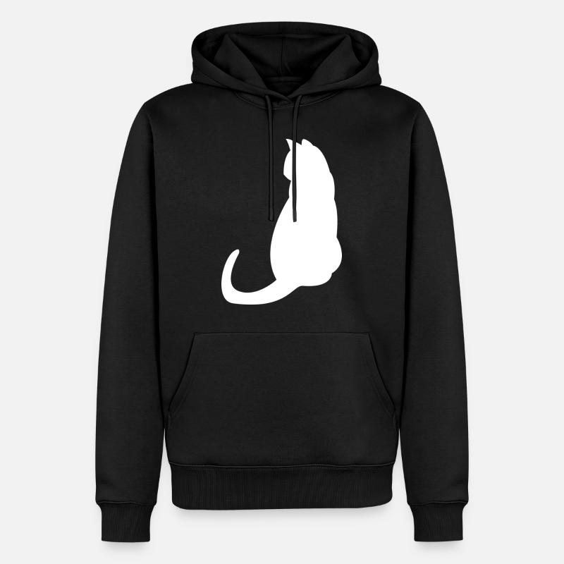Poussins chat chats chat chats - Sweat à capuche Premium bio Homme - noir