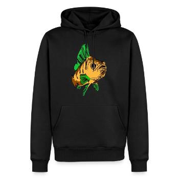 Fish fish finds nemo aquarium fish kinder meer - Men’s Premium Organic Hoodie - black - Front - Nico (187cm)