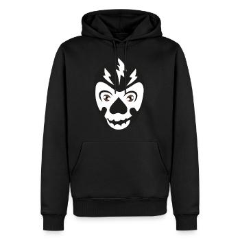 Brujito - Männer Premium Bio Hoodie - Schwarz - Vorne - Nico (187cm)