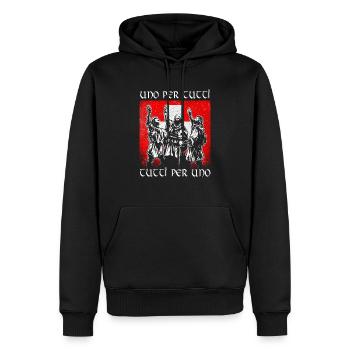 Schweiz Schweizer Rütlischwur Patriot Geschenk it - Männer Premium Bio Hoodie - Schwarz - Vorne - Nico (187cm)