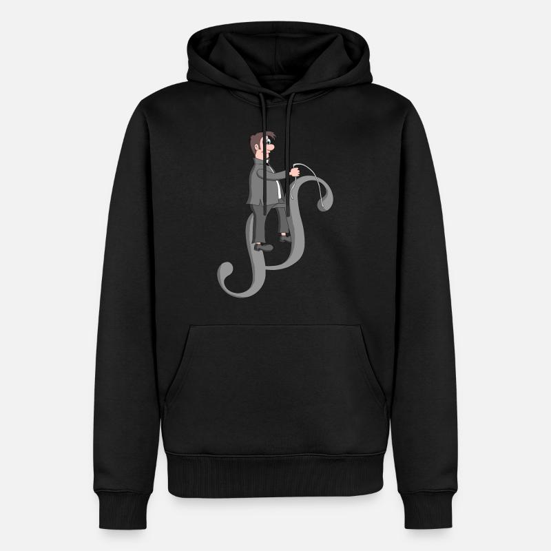 Avocat drôle - Sweat à capuche Premium bio Homme - noir