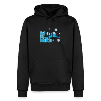 Schwimmen Schwimmer Schwimmbad Meer See Gaschenk - Männer Premium Bio Hoodie - Schwarz - Vorne - Nico (187cm)