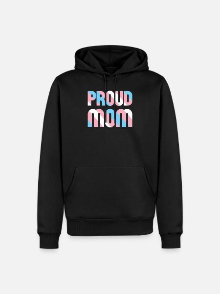 Stolze Mutter Transgender - Männer Premium Bio Hoodie - Schwarz