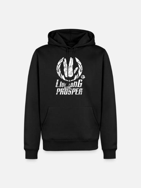 Star Trek Discovery LLAP Vulcans - Men’s Premium Organic Hoodie - black