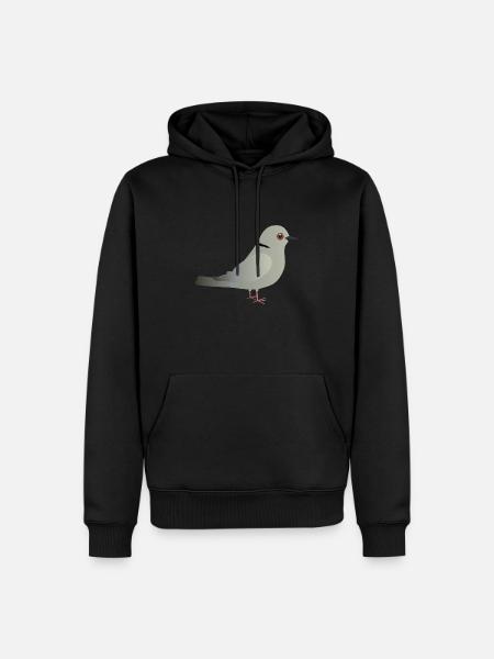 Turtle Dove - Men’s Premium Organic Hoodie - black