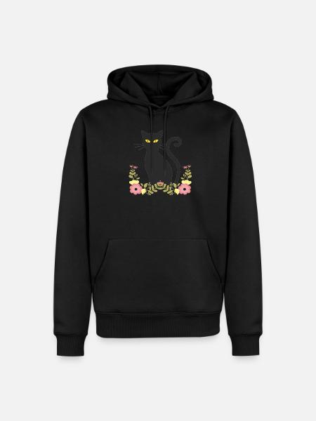 Black cat - Men’s Premium Organic Hoodie -