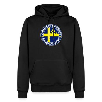 friends of the gravel - Men’s Premium Organic Hoodie - black - Front - Nico (187cm)