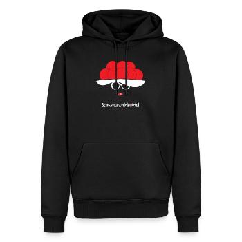 Schwarzwaldmädel Schwarzwald Bollenhut Geschenk - Männer Premium Bio Hoodie - Schwarz - Vorne - Nico (187cm)