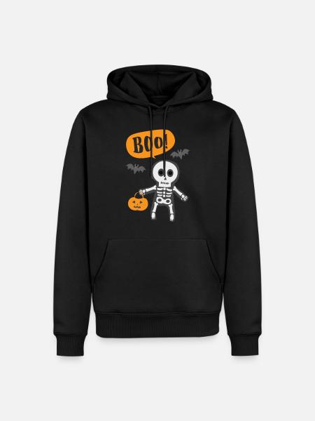 Halloween - Sweat à capuche Premium bio Homme - noir