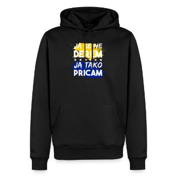 Ja Se Ne Derem Bosnien Bosna Hrvatska Srbija Jugo - Männer Premium Bio Hoodie - Schwarz - Vorne - Nico (187cm)