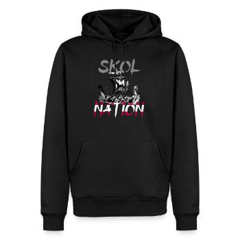 Viking Odin Skol Denmark son songs - Men’s Premium Organic Hoodie - black - Front - Nico (187cm)