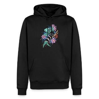 Sushi Koi Japanese Fish Food Asian Sushi Gift - Men’s Premium Organic Hoodie - black - Front - Nico (187cm)