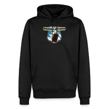 Goasmass - Männer Premium Bio Hoodie - Schwarz - Vorne - Nico (187cm)