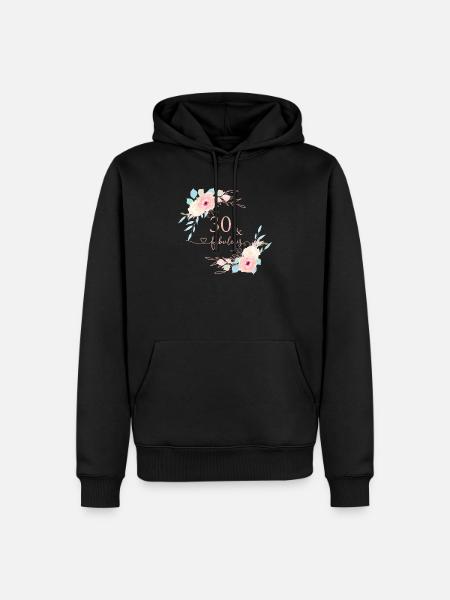 30 & Fabulous! Personalizable - Men’s Premium Organic Hoodie - black