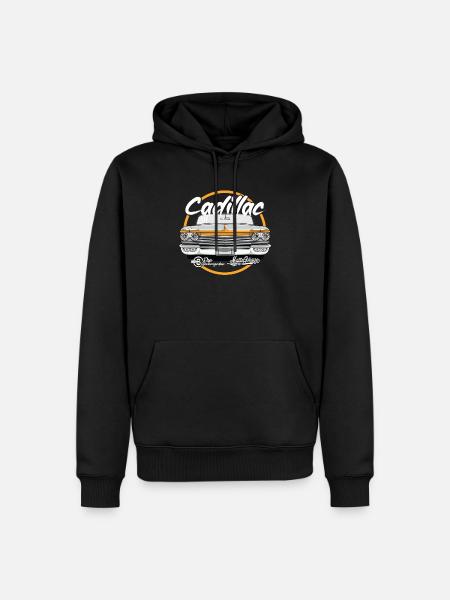 Cadillac - Männer Premium Bio Hoodie - Schwarz
