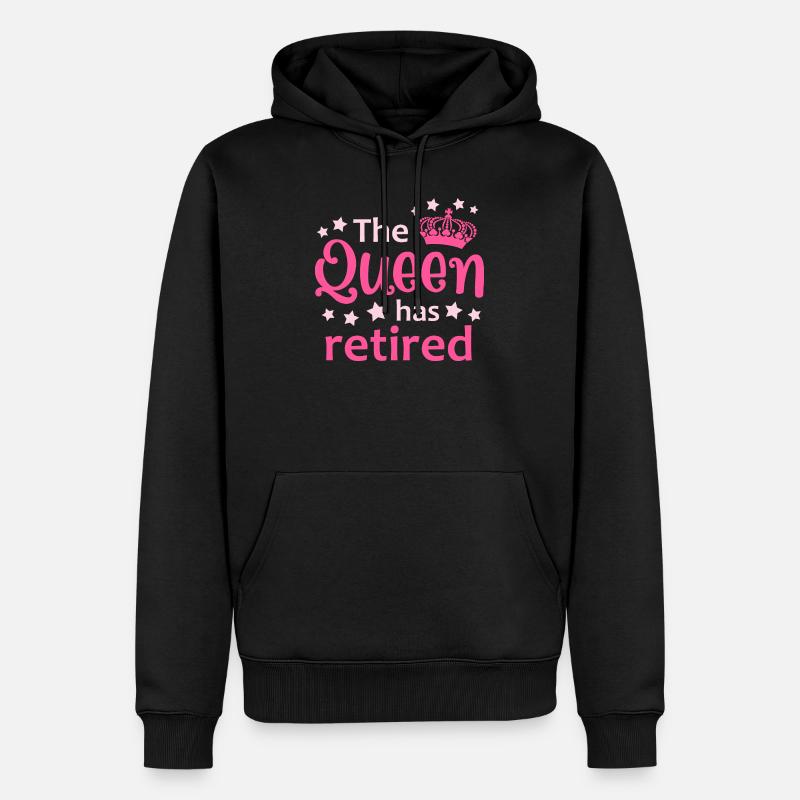 Pension Retraité Retraité - Sweat à capuche Premium bio Homme - noir