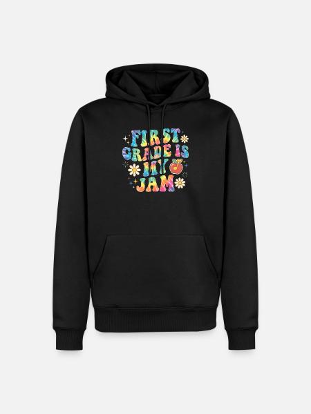 Jam Tie-Dye der ersten Klasse - Männer Premium Bio Hoodie - Schwarz