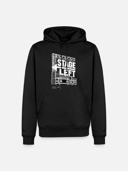 Signal Labs - Stage Left - Männer Premium Bio Hoodie - Schwarz
