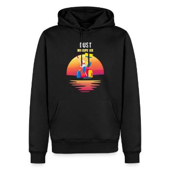 Reinigungskraft Putzfrau - Männer Premium Bio Hoodie - Schwarz - Vorne - Nico (187cm)