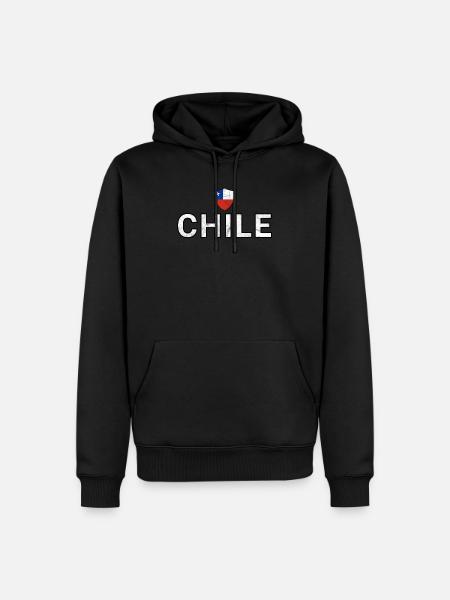 Chile - Men’s Premium Organic Hoodie - black