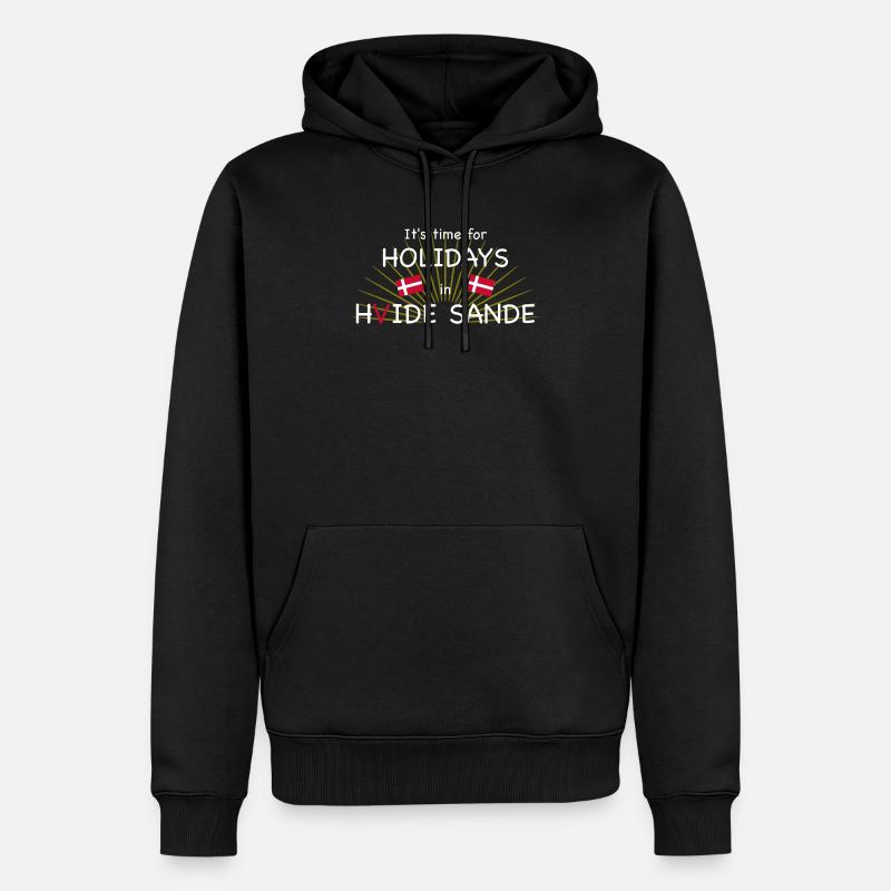 Hvide Sande Holidays - Sweat à capuche Premium bio Homme - noir