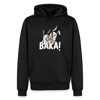 Baka Anime Liebhaber Manga Leser Animation Otaku - Männer Premium Bio Hoodie - Schwarz - Vorne - Nico (187cm)