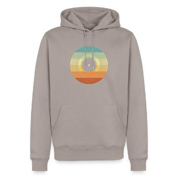 Vinyl Record Album Classic Music Player Lover - Männer Premium Bio Hoodie - Taupe - Vorne - Nico (187cm)