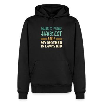 Sarkasmus Humor Lustige Witze Sarkastisch Humorvoll - Männer Premium Bio Hoodie - Schwarz - Vorne - Nico (187cm)